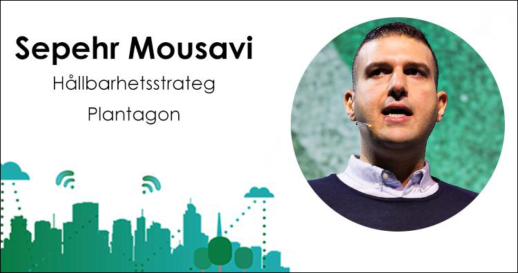 Sepehr Mousavi talare på Smarta städer 2018