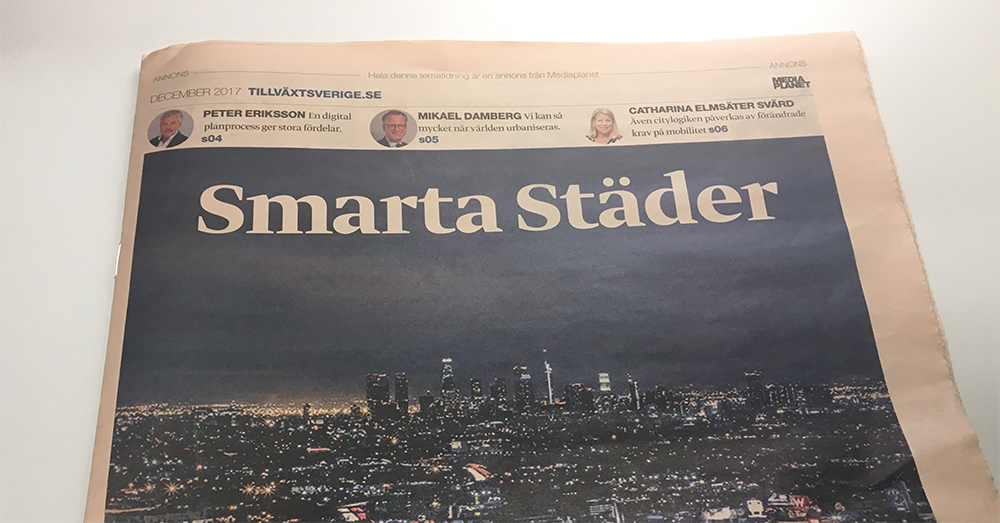 Bilaga i Dagens industri om smarta städer