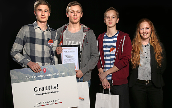 Folkungaskolan vinnare av Lantmäteriets pris i Future City