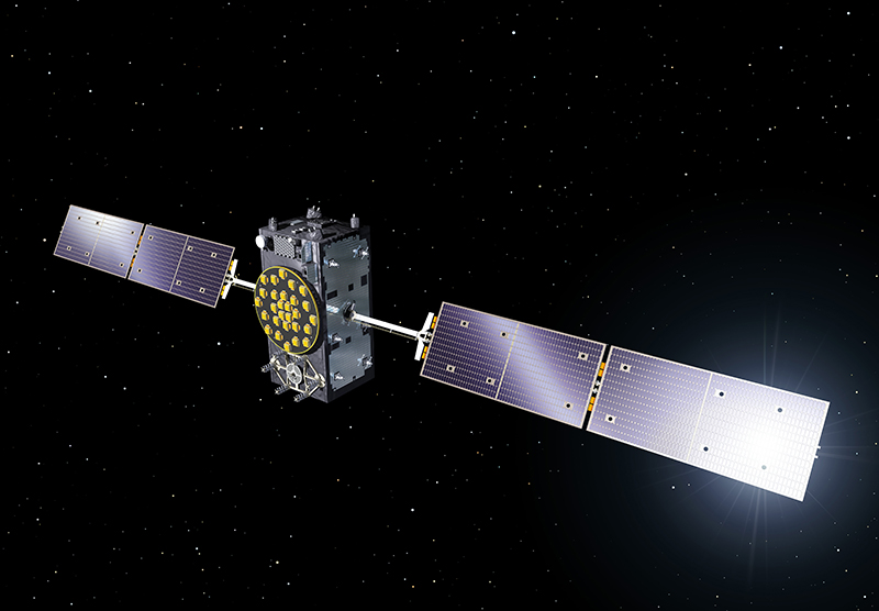 Satellit i satellitnavigeringssystemet Galileo