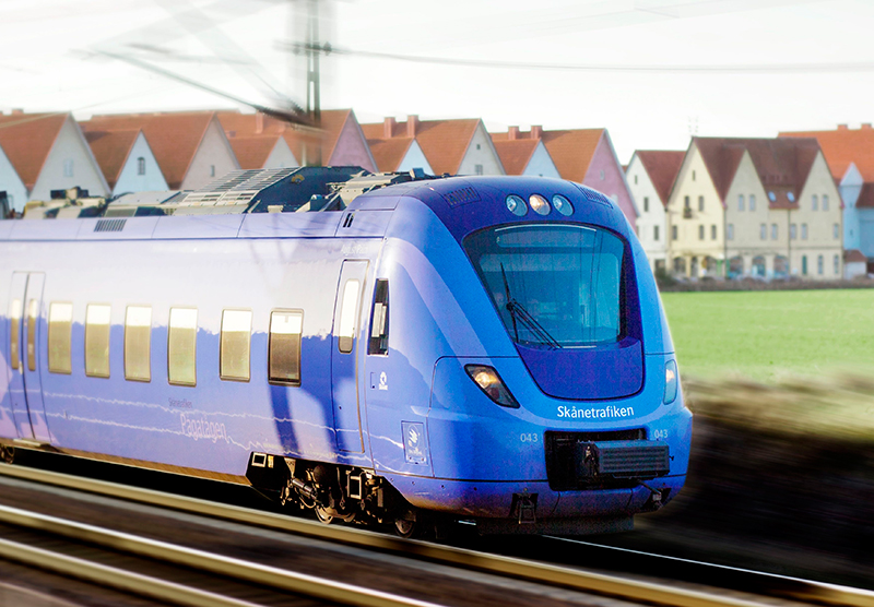 Tåg i Skåne