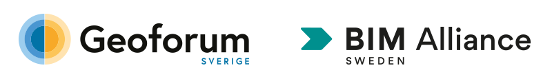Geoforum Sverige BIM Alliance logotyper 